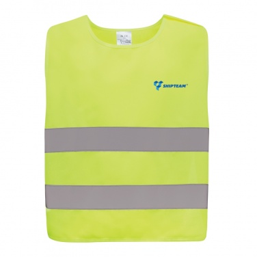 Logotrade promotional products photo of: GRS recycled PET high-visibility safety vest 7-12 years